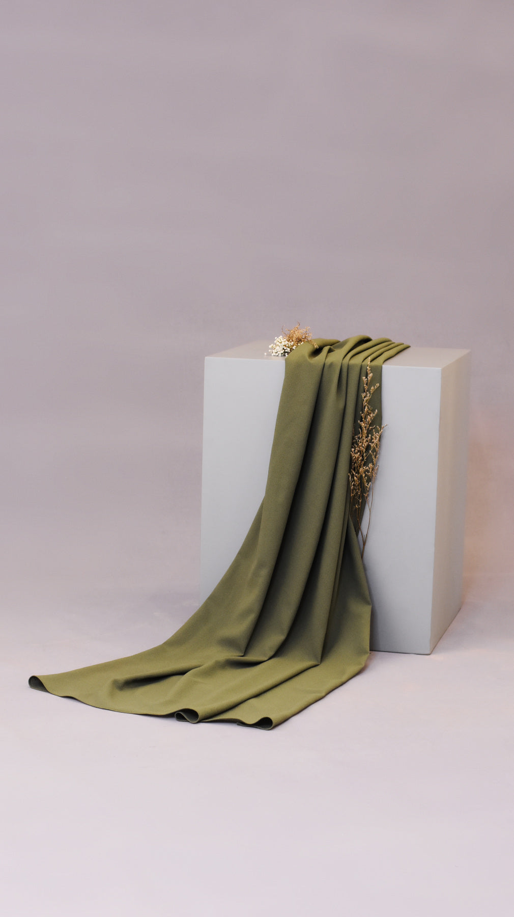 georgette hijab in pistachio color