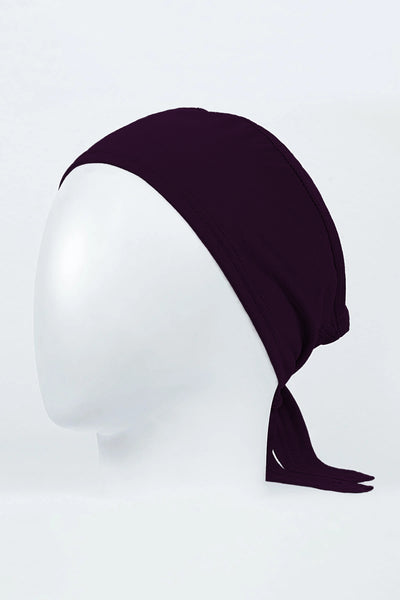 purple hijab inner cap