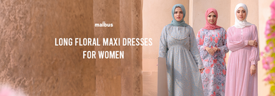 Blossom into Style: Malbus Long Floral Maxi Dresses for Women