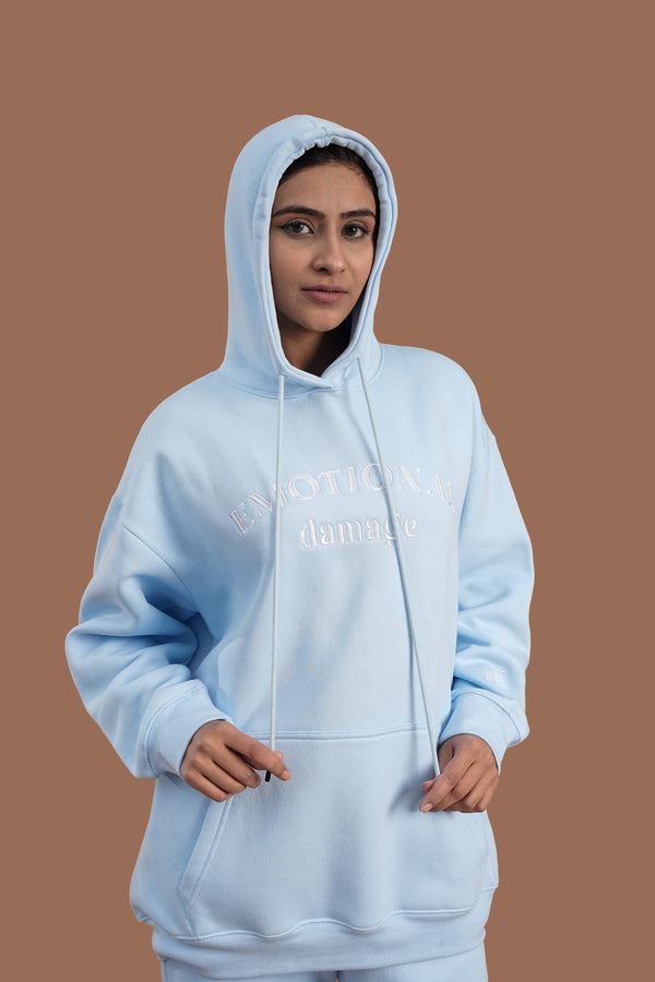 Women's Ice Blue Hoodie