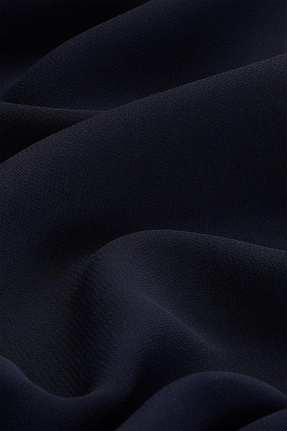 Luxe Chiffon Hijab - Navy Blue