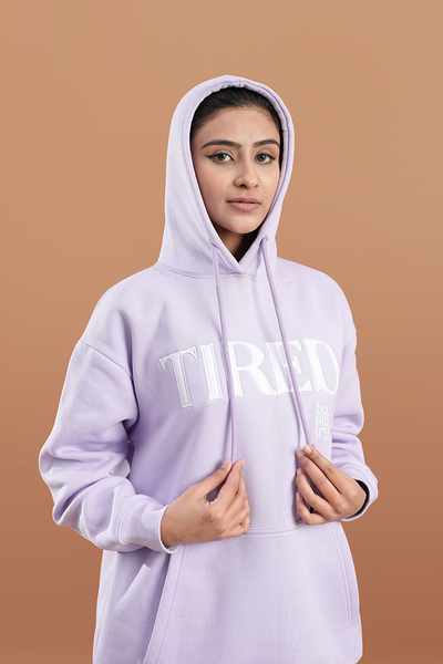 Women's Lilac Casual Hoodie