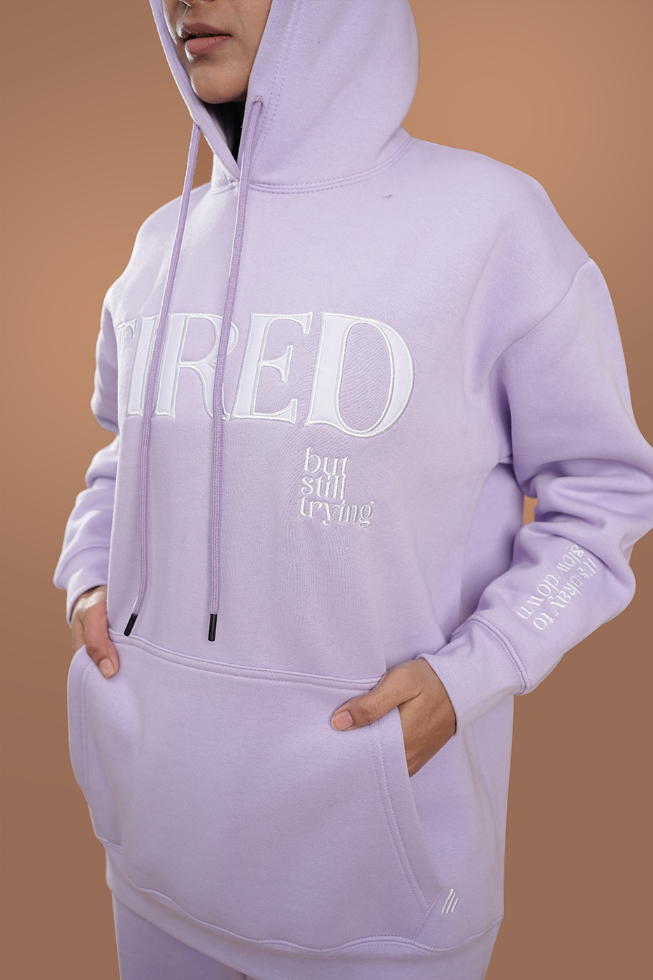 Women's Lilac Casual Hoodie