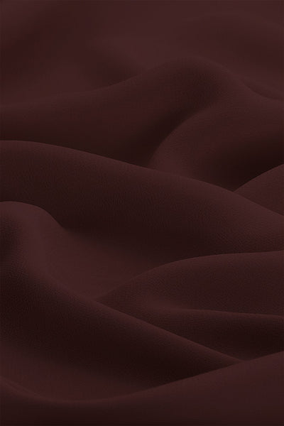 Luxe Chiffon Hijab - Plum