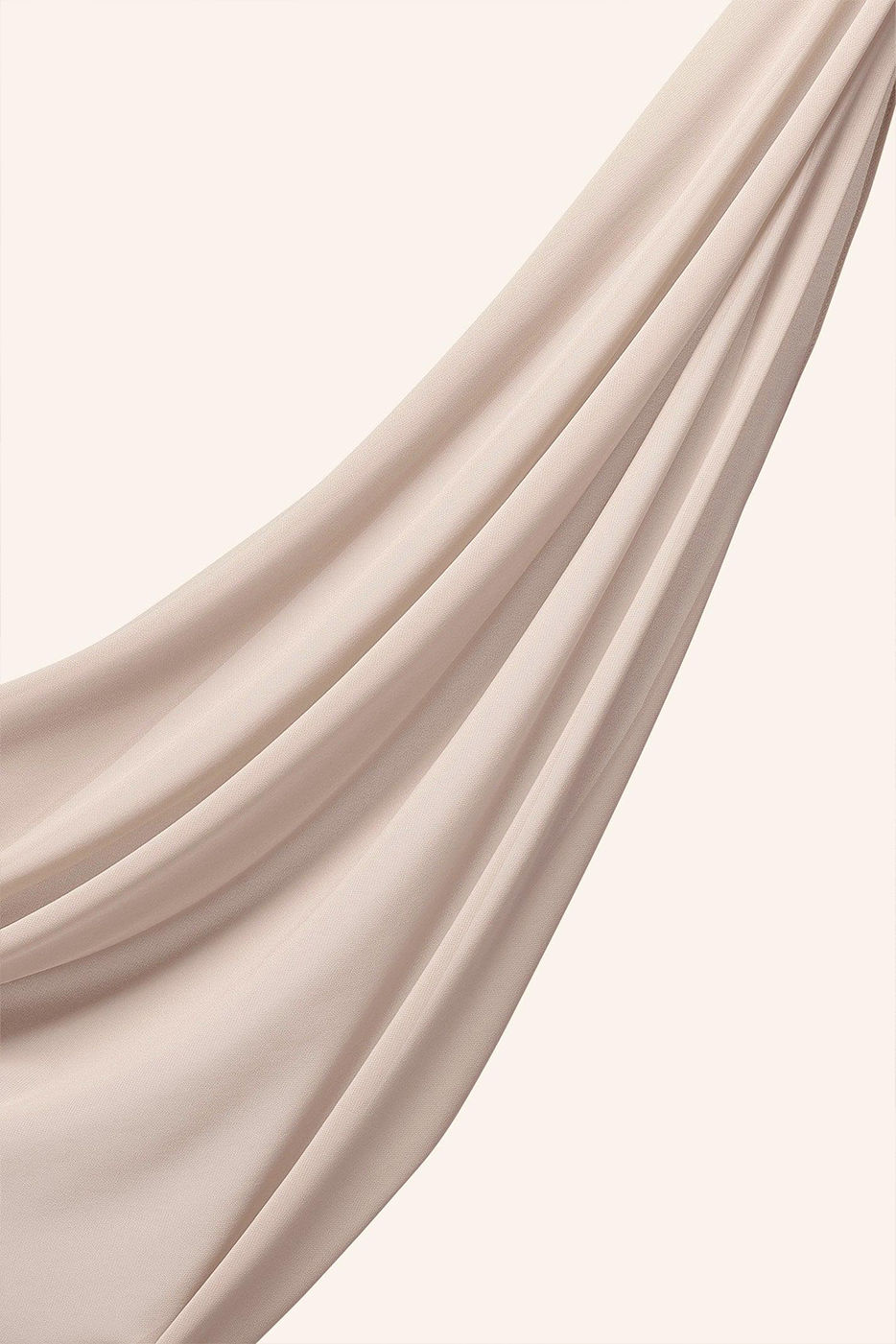 Luxe Chiffon Hijab - Pearl