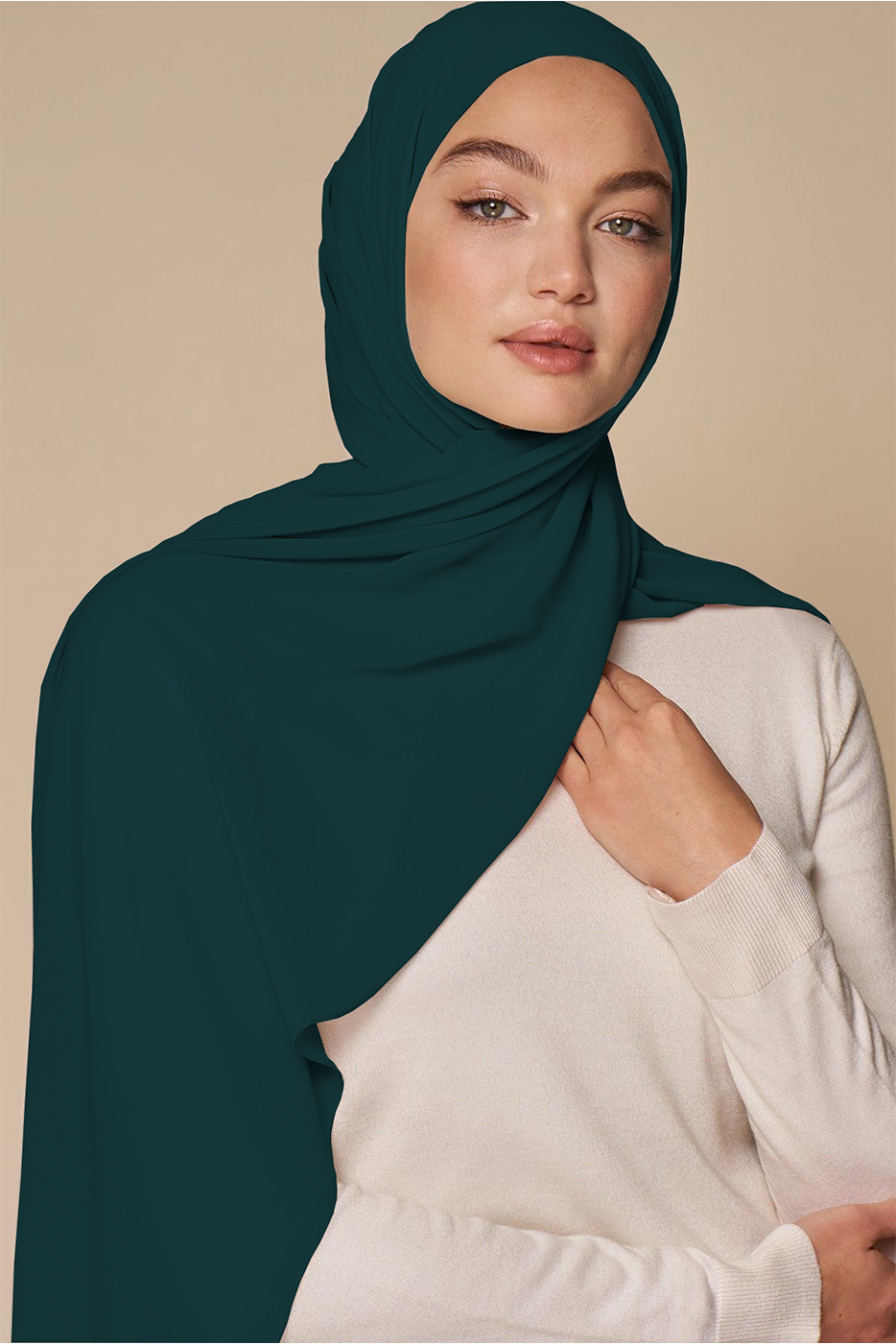Luxe Chiffon Hijab - Zinc