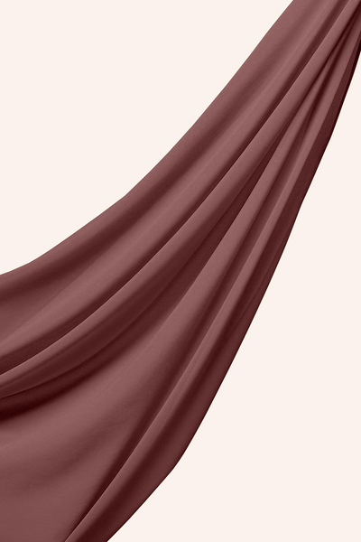 Luxe Chiffon Hijab - Fig
