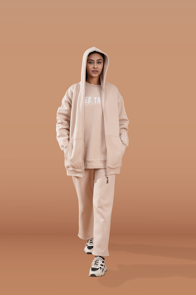 Women's Beige Overthinker Set