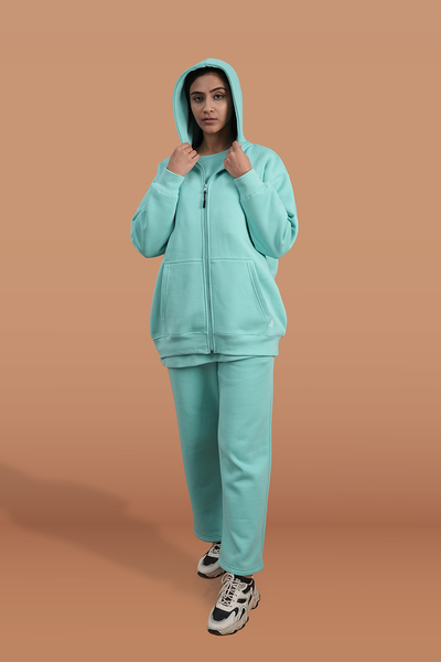 Women's Sea Green Casual Wear Set