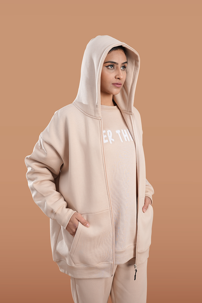 Women's Beige Overthinker Set