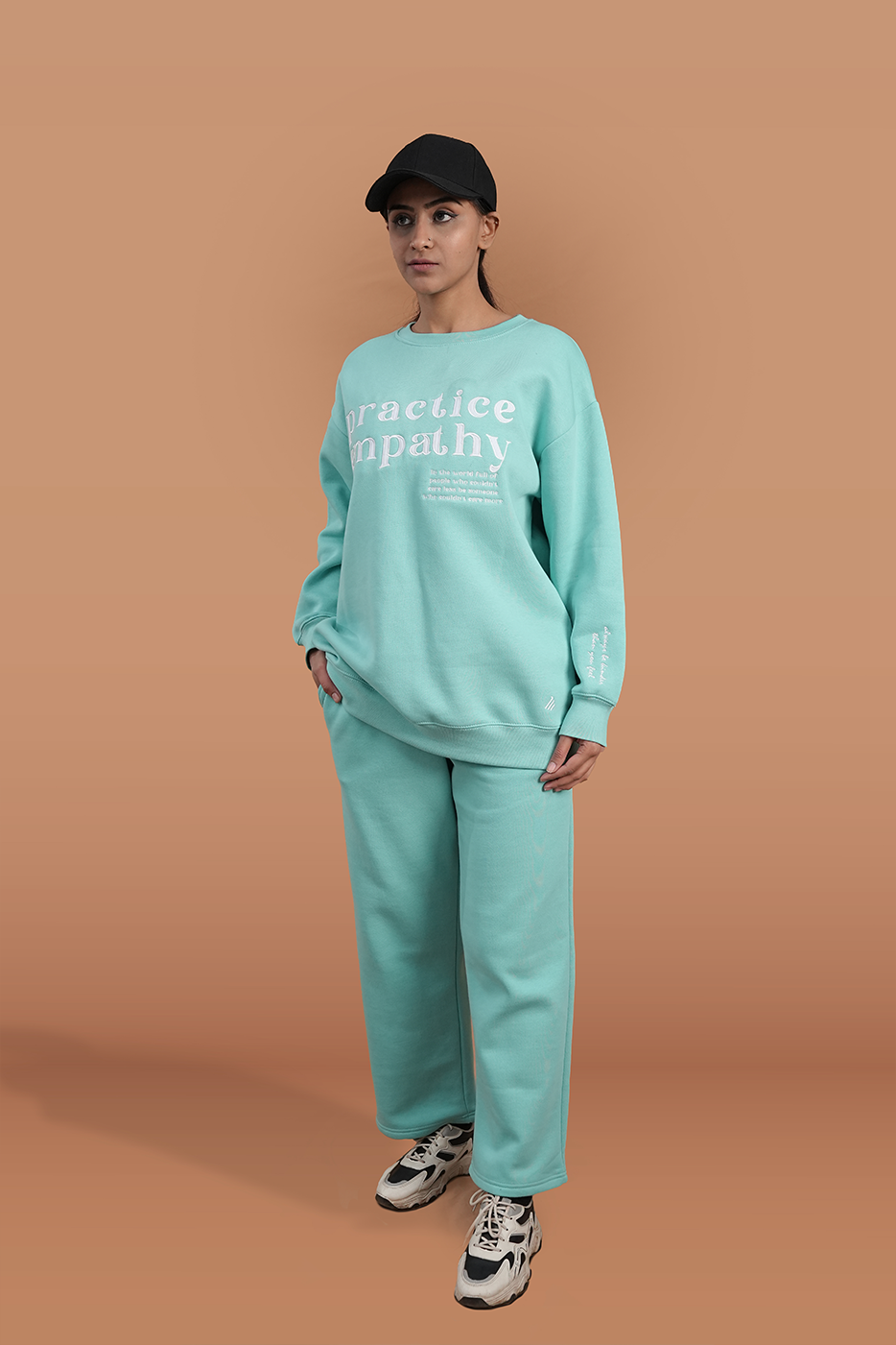 Women's Sea Green Casual Wear Set