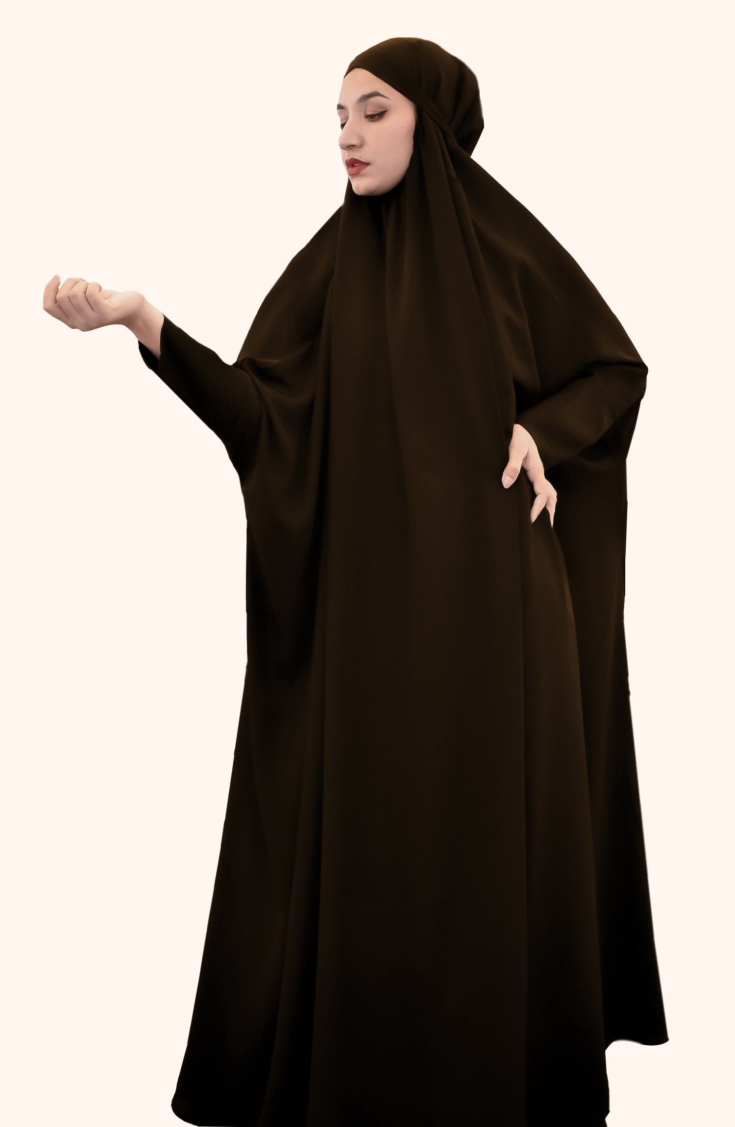 Dark Brown Jilbab Online in Pakistan – Malbus