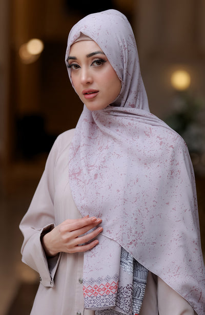sand white palestine hijab