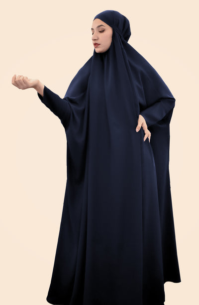 navy blue jilbab