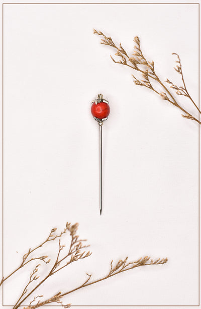 magnesite red hijab pin