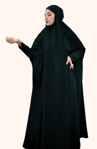 teal green jilbab