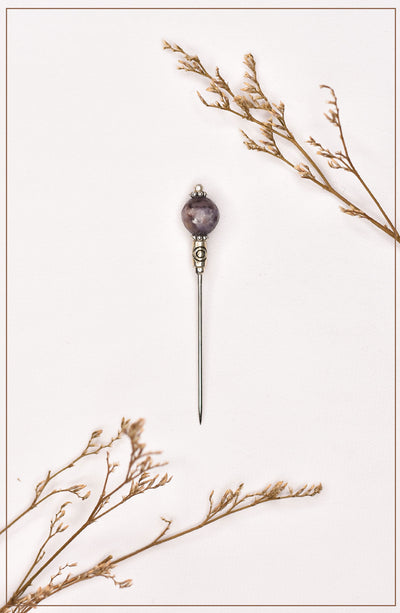 stylish amethyst hijab pin in Pakistan