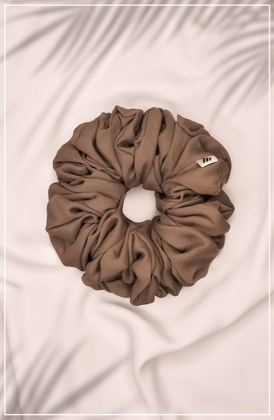 beige volumizer scrunchie in pakistan