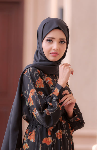 black blossom maxi with hijab online