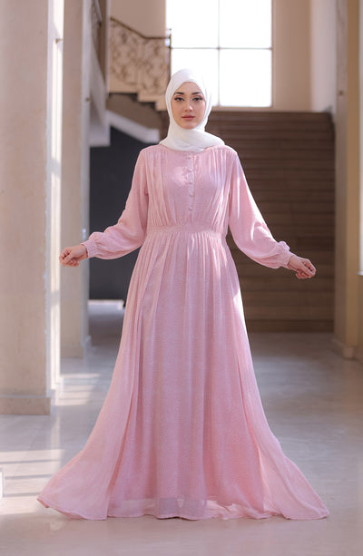 long maxi dress with buttons for girls in pakistan