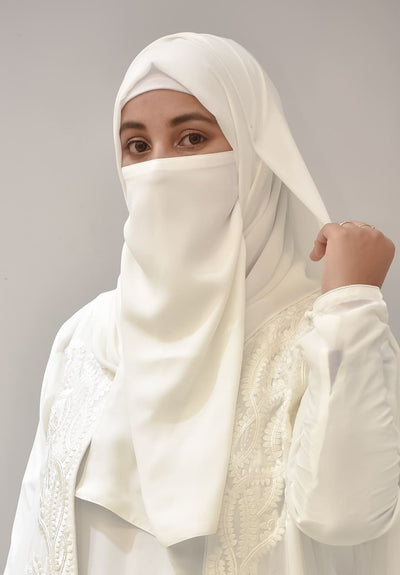 White Niqab