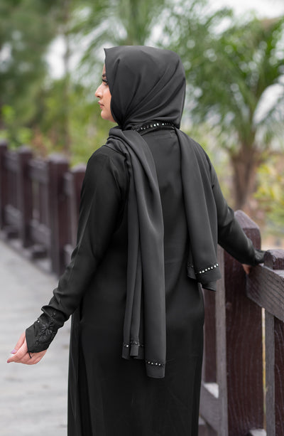 beautiful black abaya for women