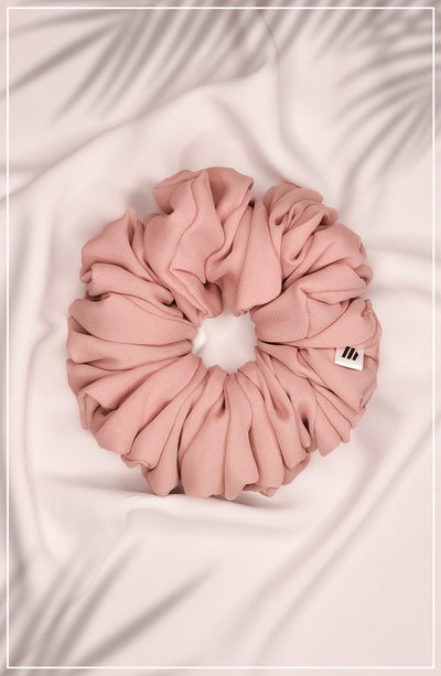 Sand Peach Volumizer scrunchie in pakistan