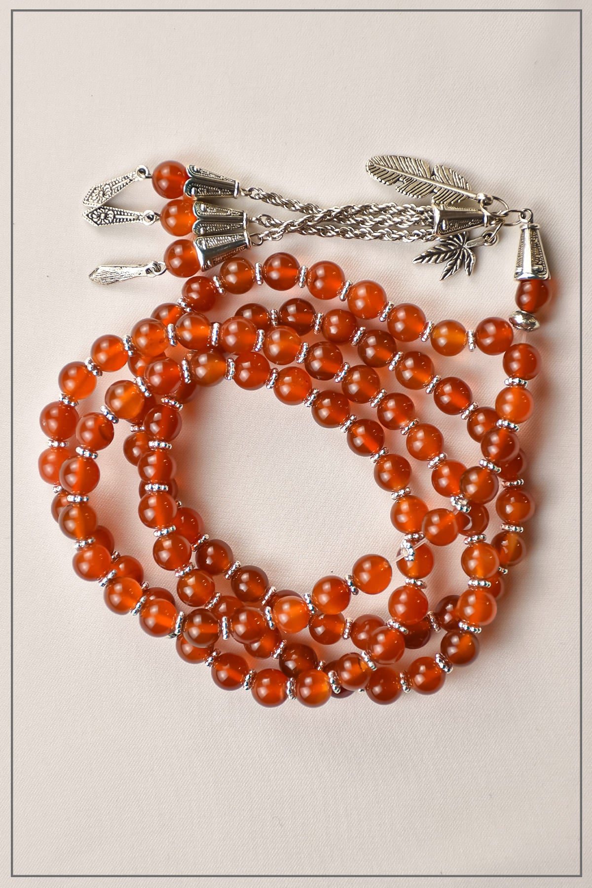 tasbih in rust color by malbus