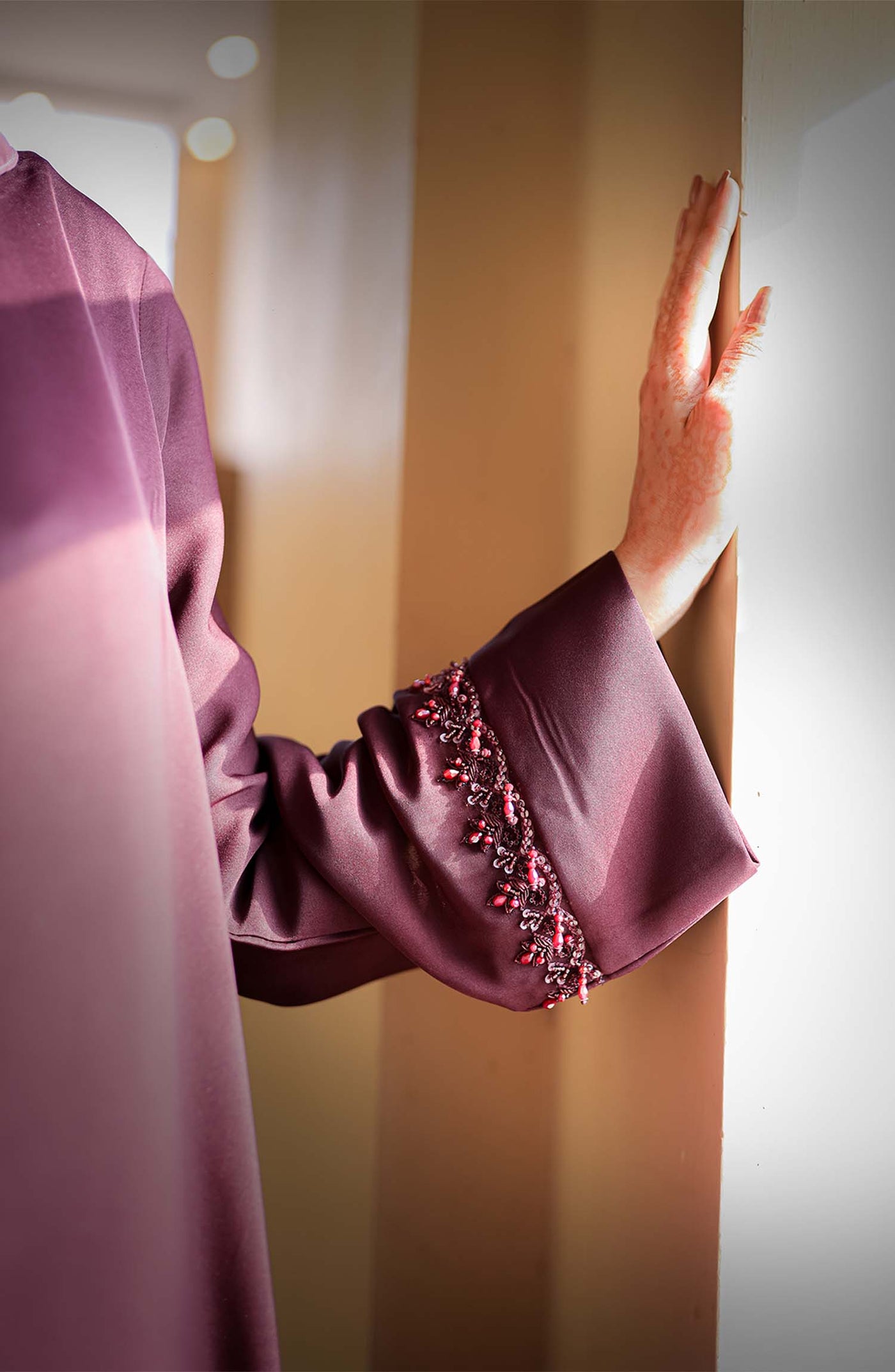 Plum Embellished Attire