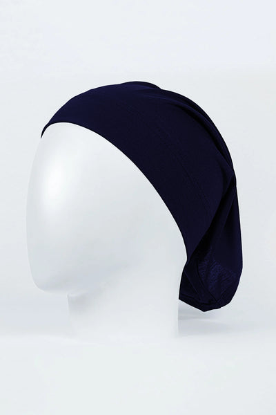 navy blue hijab tube cap