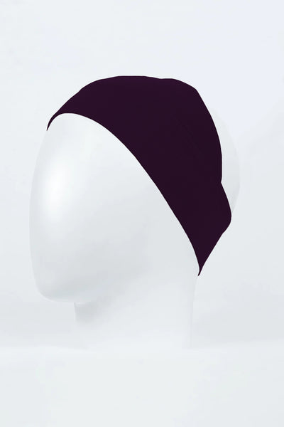 purple hijab cap for women