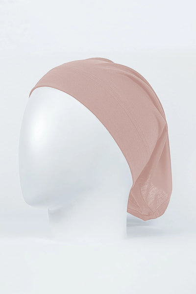 beige hijab tube cap for women