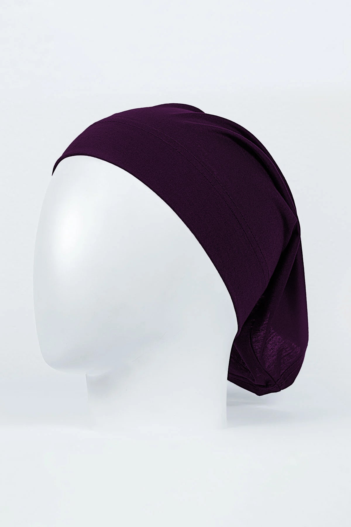 purple colour hijab tube cap