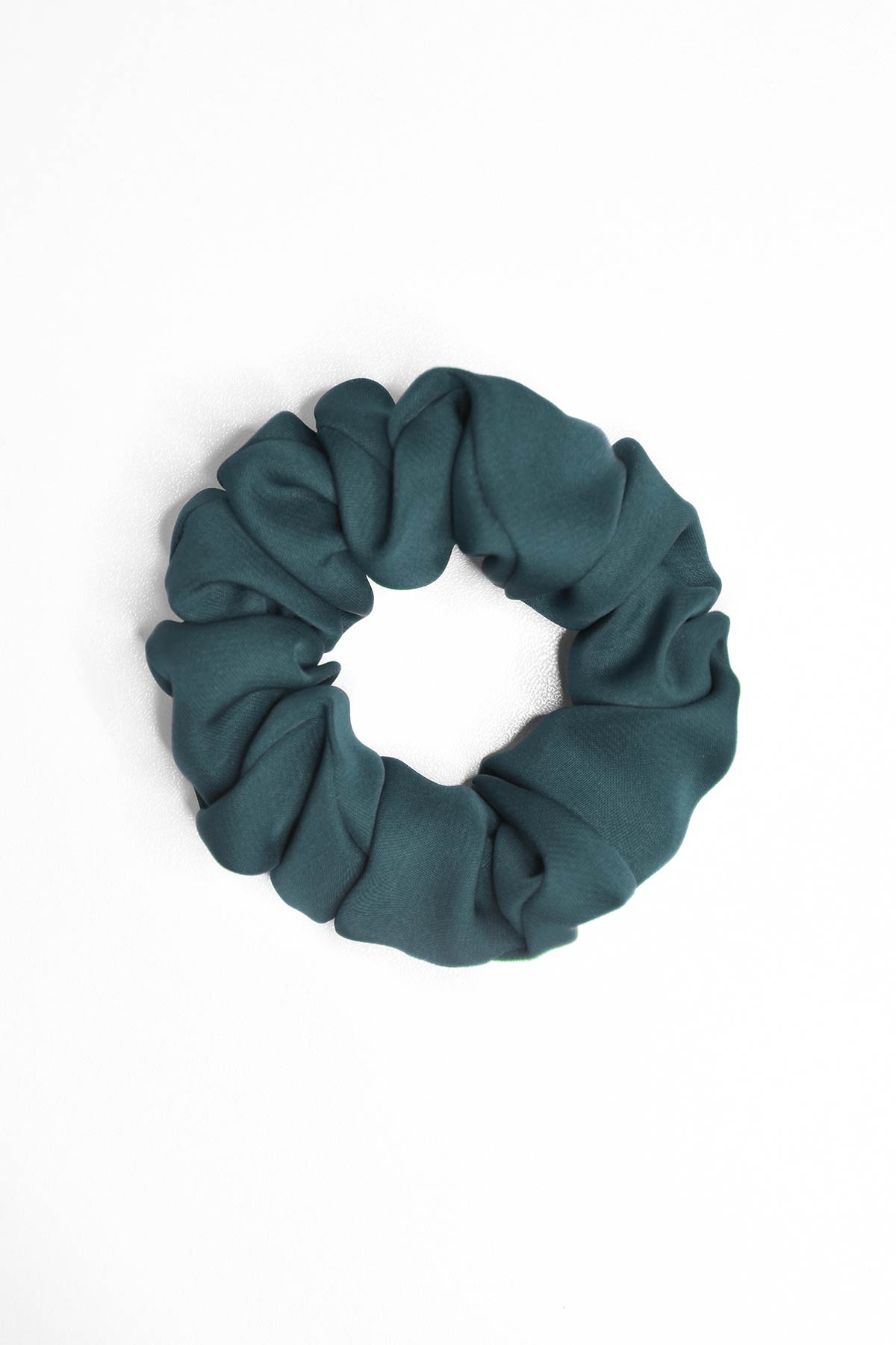 Sea Green Silk Scrunchie